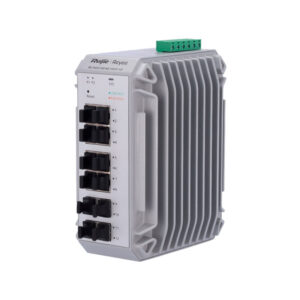 Reyee Switch Industrial PoE Cloud Capa 2 com 8 RJ45 10/100/1000 Mbps+4 Portas SFP - RG-NIS3100-8GT4SFP-HP