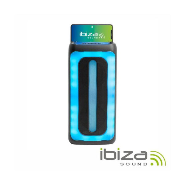 Coluna Amplificada 2x4" 200W USB/BT/SD RGB TWS IBIZA - SIGMA40 - Image 2
