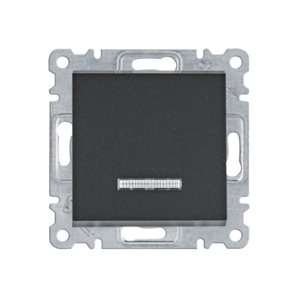 Lumina - Comutador Escada C/Sinaliz - Branco/Prata/Preto Hager - Image 3