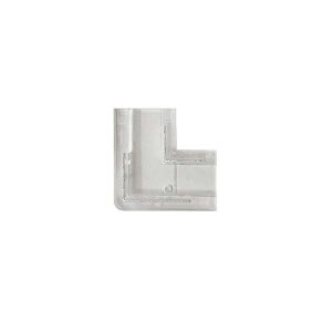 Kit 10 unid. Conector De União L Transparente Para Fita LED – COB + SMD – 10mm – IP20