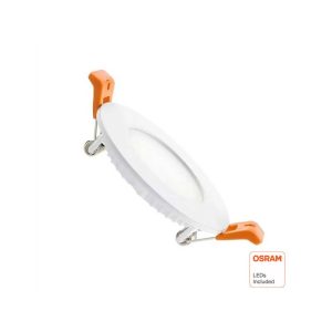 Painel Encastrar Redondo 6W 3CCT Chip Led OSRAM