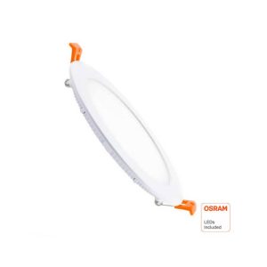 Painel Encastrar Redondo 10W 3CCT Chip Led OSRAM