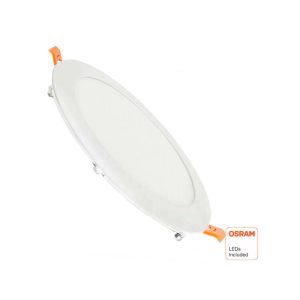 Painel Encastrar Redondo 15W 3CCT Chip Led OSRAM