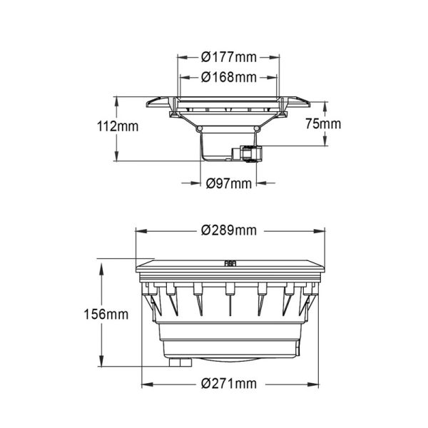 Habitáculo Para Lâmpada Led Par 56 para Piscinas de Tela Motako -  222241 - Image 2