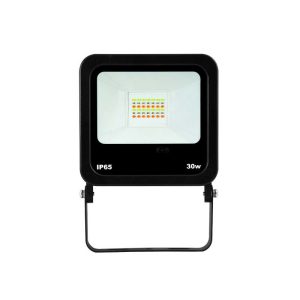 Projetor Led RGB 30W Preto IP54 c/ Comando