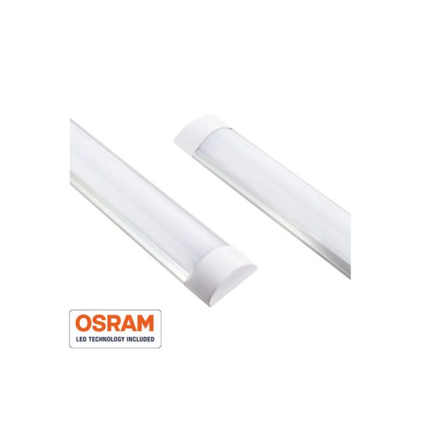 Armadura Led Slim 48W 150cms IP20 Meia cana Chip Led OSRAM