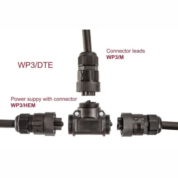 Conector T à Prova d'água WP3/DTE IP68 Tekox - 802081048