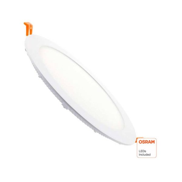 Painel Encastrar Redondo 26W 3CCT Chip Led OSRAM