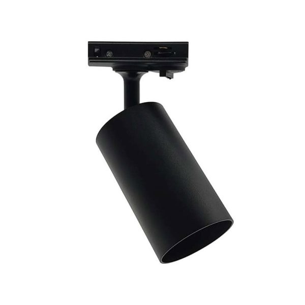 Foco Calha Monofásica Preto P/ Lâmpada GU-10