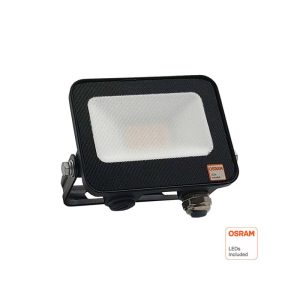 Projetor IPAD 50W Preto SMD IP65140Lm/w OSRAM 3 Anos Gar.