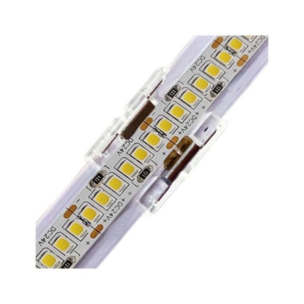Kit 10 unid. Conector De União Transparente Para Fita Led – COB + SMD – 8mm – IP20 - Image 4