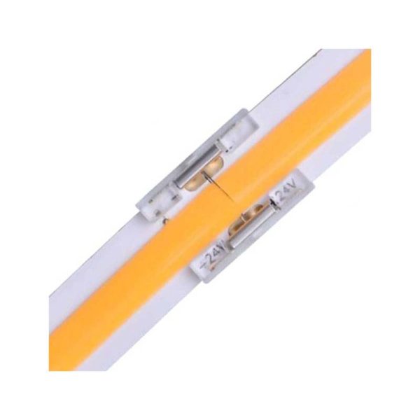 Kit 10 unid. Conector De União Transparente Para Fita Led – COB + SMD – 8mm – IP20 - Image 3