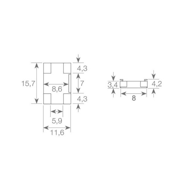 Kit 10 unid. Conector De União Transparente Para Fita Led – COB + SMD – 8mm – IP20 - Image 6