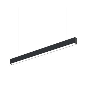 Linea Led Suspensa Preto 120cms 40w 3CCT 140Lm/w Driver Lifud