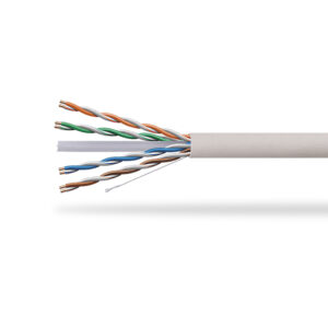 Rolo de Cabo 500M UTP Cat.6 100% Cobre Livre de Halogênio Branco