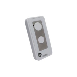 Emissor de Rádio para Abertura de Porta e Portões 2 Canais Branco Globmatic - CYGNUS