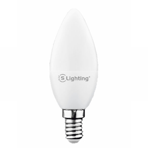 Lâmpada LED Chama C37 E14 6W 4000K LED Samsung Slighting