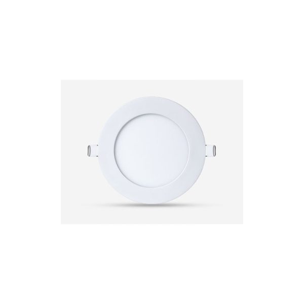 Painel Redondo de Encastrar 6W 3CCT Branco Aron - ILAR-02807