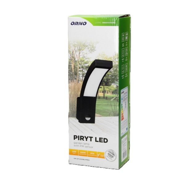 Luminária de Jardim LED PIRYT 10W com Sensor de Movimento PIR Orno - OR-OP-6109BLPMR4 - Image 4