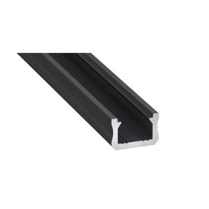 Perfil Xangai Anodizado Preto Motako - PFA1118