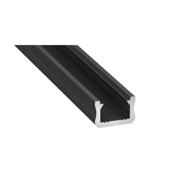 Perfil Xangai Anodizado Preto Motako - PFA1118