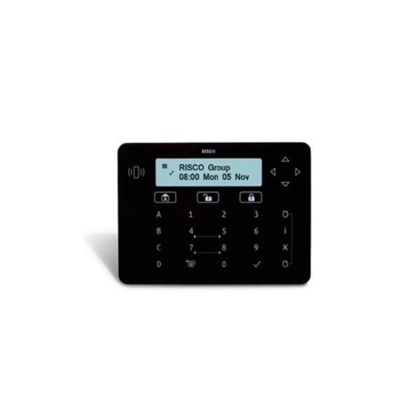 Teclado táctil Elegant Negro com Leitor de Proximidade de Grau 3, para  LightSYS+, LightSYS e ProSYS Plus Risco - RPKELPB0000B