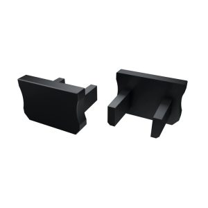 Topo Plastic. Preto P/Perfil Xangai Motako -  TP1118