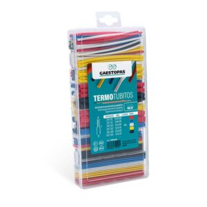 TermoTubitos, Kit de Tubo Termoencolhível MultiCor (vermelho, azul, branco, amarelo e preto)