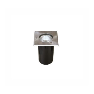 Projetor Pavimento Quadrado GU-10 ARO NIQUEL IP65