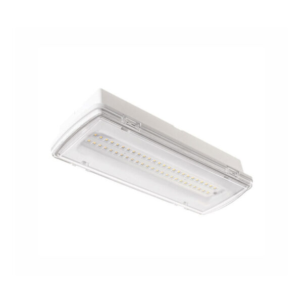 Armadura Emergência Permanente/Não Permanente 4W IP65 400Lm