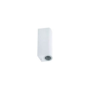 Aplique Led Parede Cilíndrico 2xGU10 Branco IP44