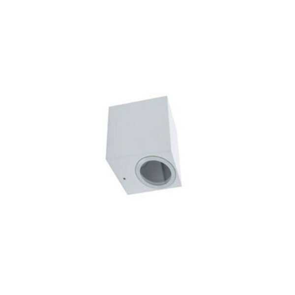 Aplique Led Parede Retangular 1xGU10 Branco IP44