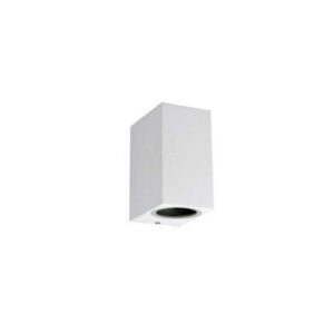 Aplique Led Parede Retangular 2xGU10 Branco IP44