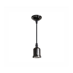 Suspensão Pendant E27 Niquel Mate