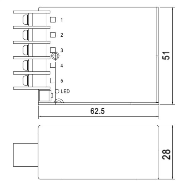 Fonte de Alimentação Mean Well 12Vdc 15W IP20 RS - Image 2