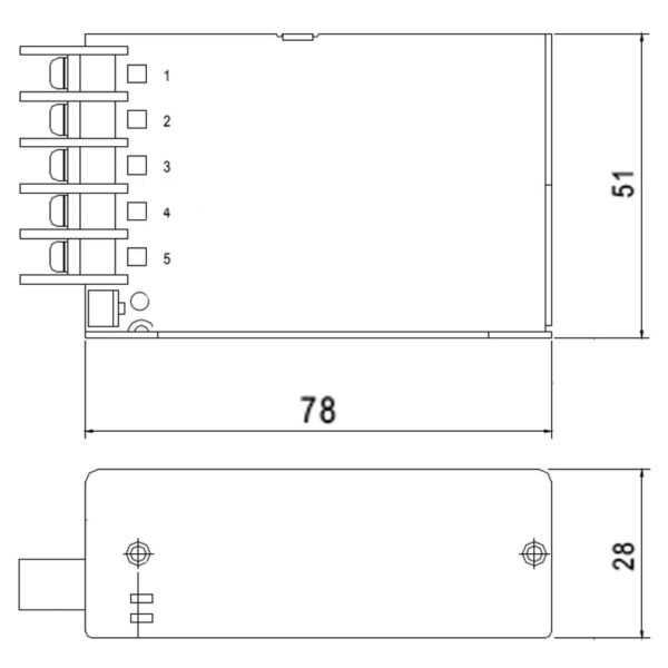 Fonte de Alimentação Mean Well 12Vdc 25W IP20 RS - Image 2