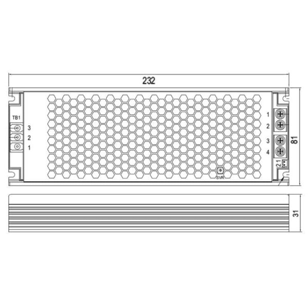 Fonte de Alimentação Mean Well 24Vdc 751W IP20 UHP - Image 2