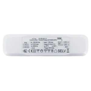 Fonte de Alimentação PFC Eagle Rise 12Vdc 30W 2.5A IP20 LS