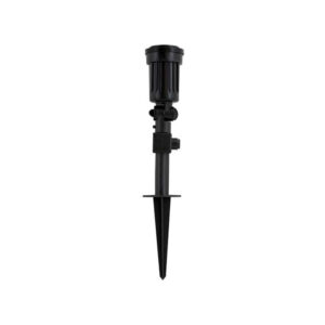 Aplique Espeto Preto Redondo E27 IP44