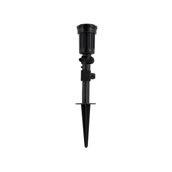 Aplique Espeto Preto Redondo E27 IP44