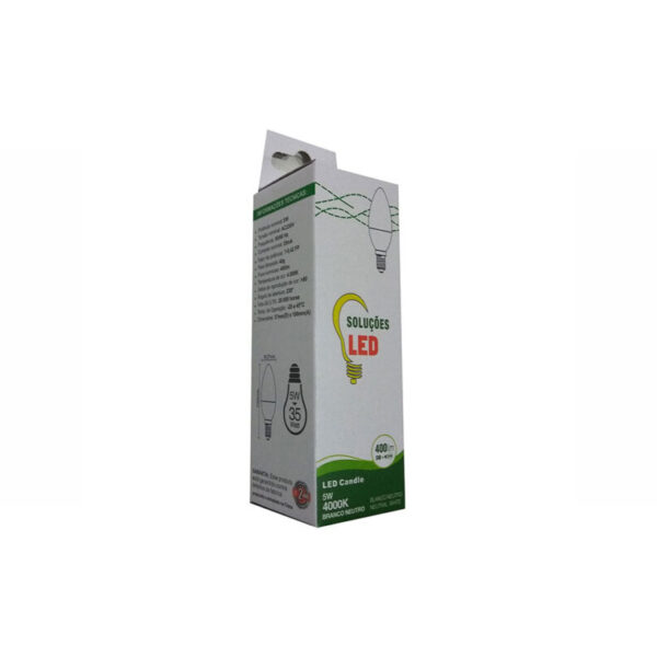 Lâmpada E14 C37 Vela 5W - Image 2