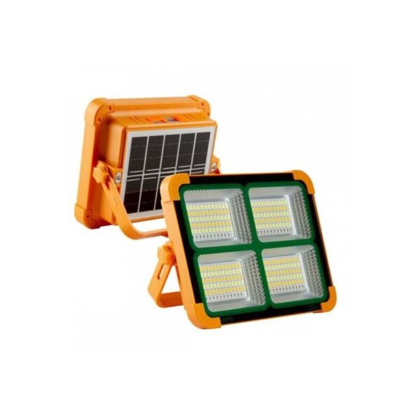 Projector Solar Portatil 200w CCT+Azul/Vermelho IP65 + Carregamento USB