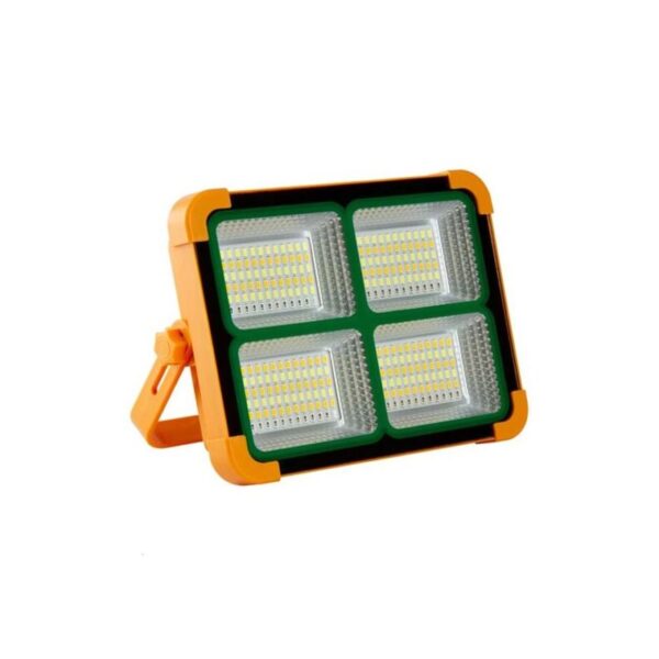 Projector Solar Portatil 200w CCT+Azul/Vermelho IP65 + Carregamento USB - Image 2