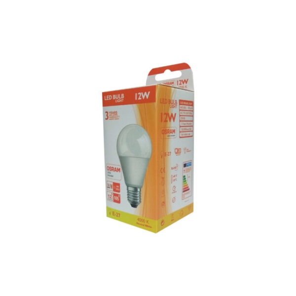 Lâmpada E27 A60 12W 150lm/w OSRAM - Image 2