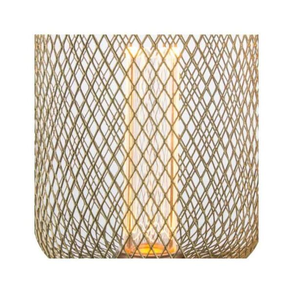 Lâmpada E27 LED 4W 1800K Dimável Rede Metal Gold Ø105mm - Image 2