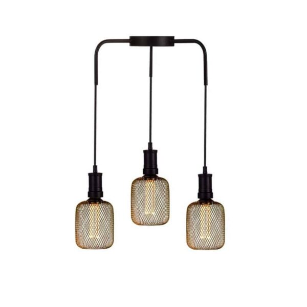 Lâmpada E27 LED 4W 1800K Dimável Rede Metal Gold Ø105mm - Image 3