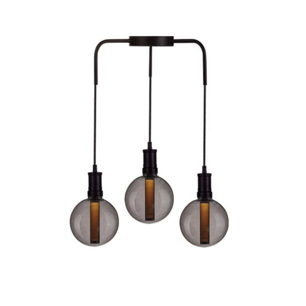 Lâmpada E27 LED 4W G125 3000K 5Lm – Vidro Fumê Preto - Image 3