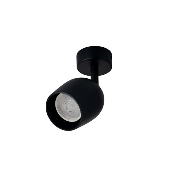 Aplique De Teto Preto Para GU10 IP20