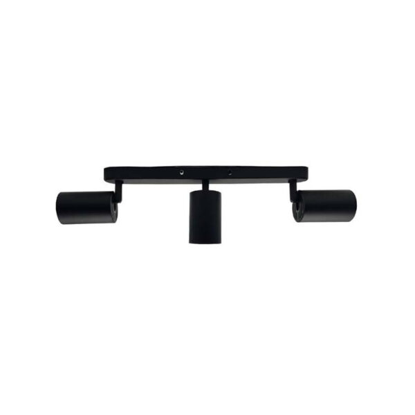 Aplique De Teto Preto Para 3xGU10 IP20 - Image 2