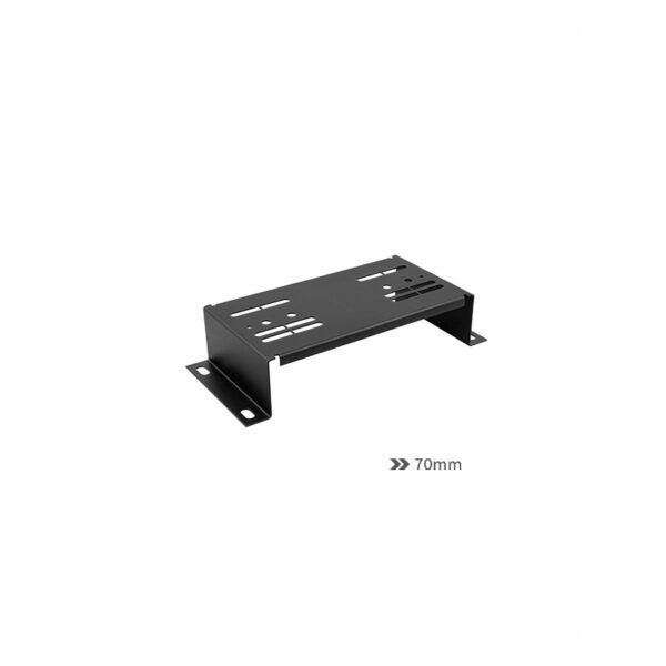Base Fixa DZ Altura 70mm Preta PPA